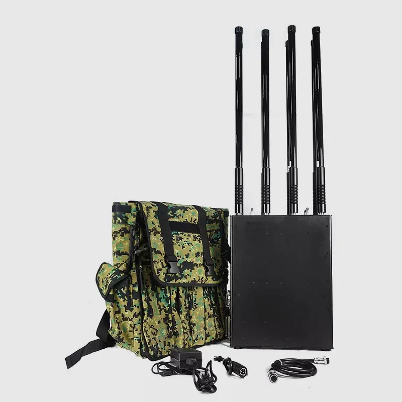 Manpack Drone Jammer แบบพกพา 8 ช่อง